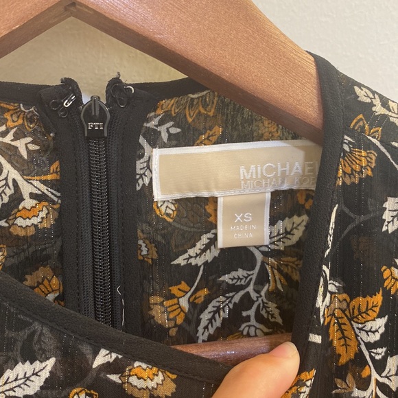 Michael Kors Fall Paisley Dress XS - Picture 6 of 7